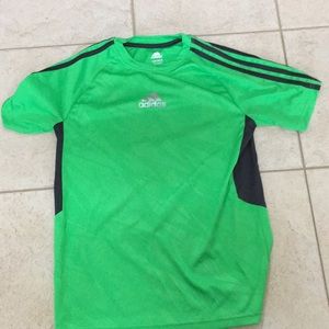 Adidas green t shirt